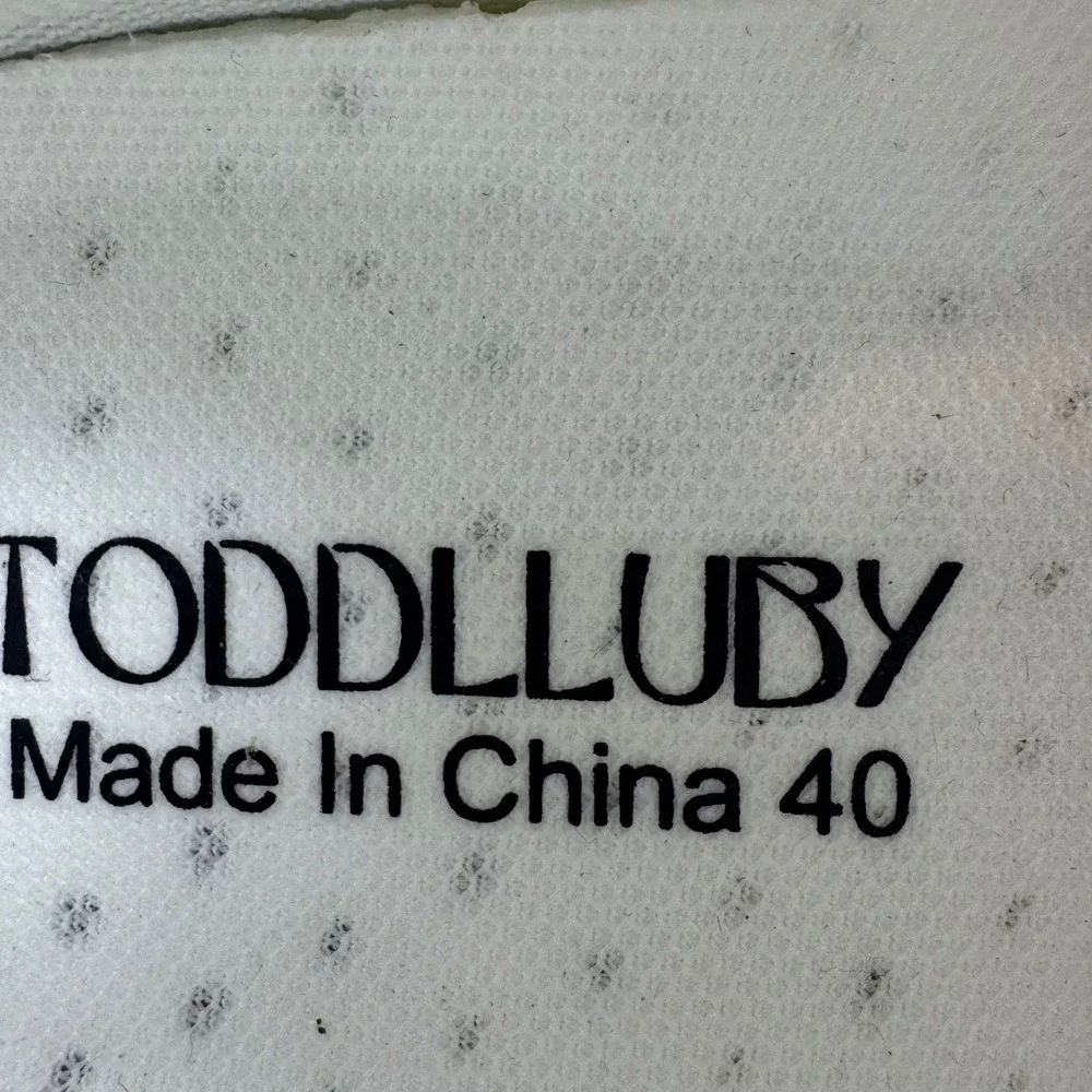 Toddlluby Women's‎ Sneakers Gold Metallic Lace Up Fashion Shoes Size 9 EU40